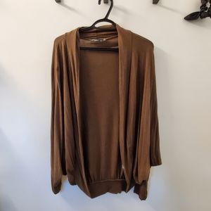 Prana cocoon lightweight cardigan wrap in olive